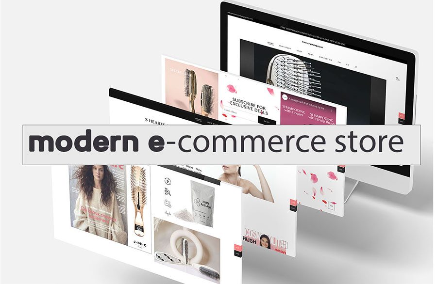 website e-commerce dr age best shopify wordpress sydney media agency